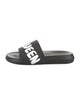 Alexander McQueen Rubber Graphic Print Slides