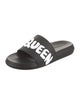 Alexander McQueen Rubber Graphic Print Slides