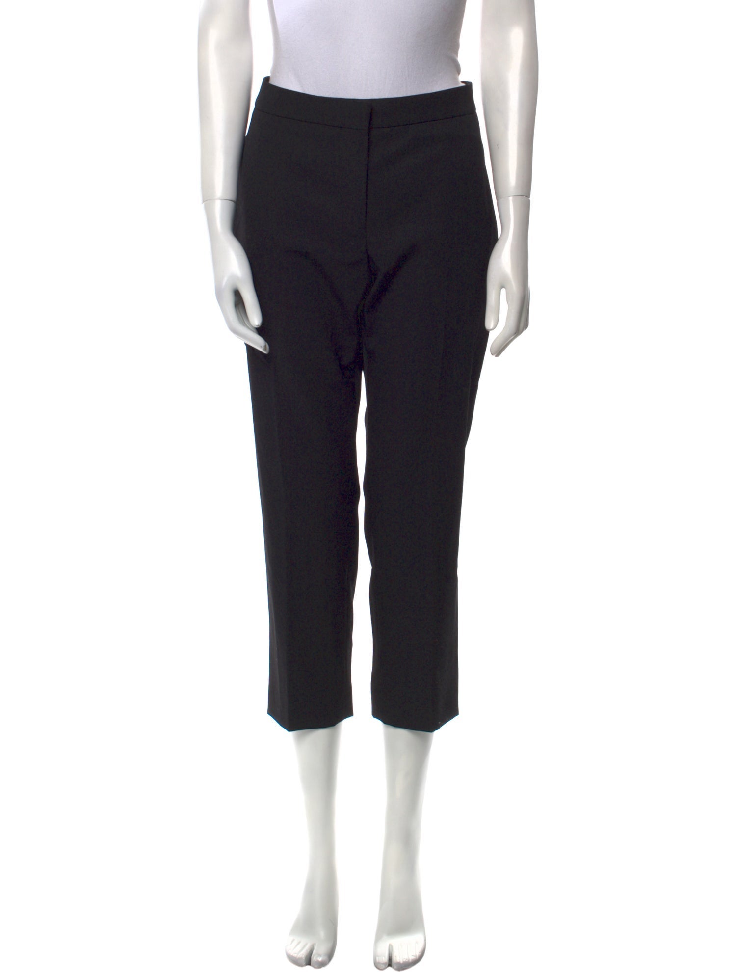 Alexander McQueen Virgin Wool Straight Leg Pants