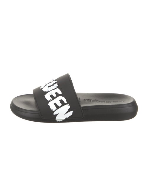 Alexander McQueen Rubber Printed Slides