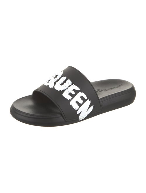 Alexander McQueen Rubber Printed Slides