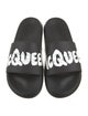 Alexander McQueen Rubber Printed Slides