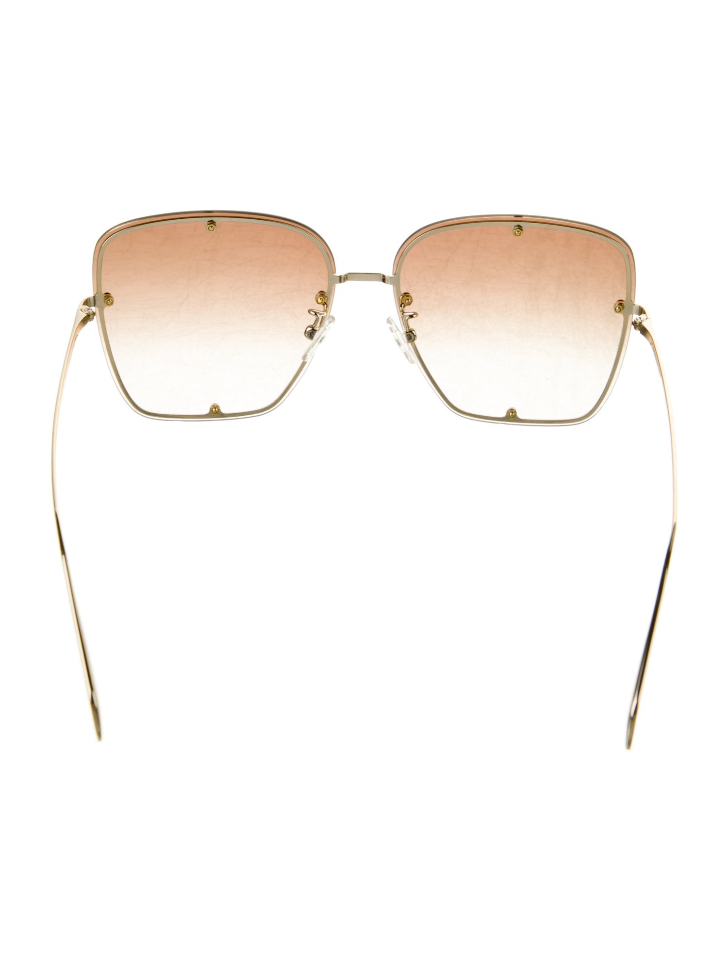 Alexander McQueen Oversize Gradient Sunglasses