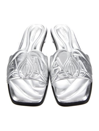 Alexander McQueen Leather Slides