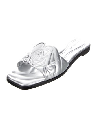 Alexander McQueen Leather Slides