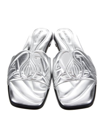 Alexander McQueen Leather Slides