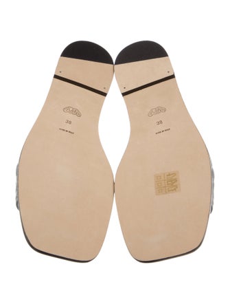 Alexander McQueen Leather Slides