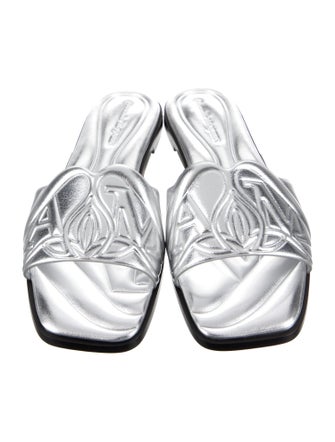 Alexander McQueen Leather Slides