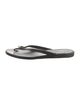 Alexander McQueen Leather Flip Flops