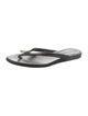 Alexander McQueen Leather Flip Flops
