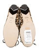 Alexander McQueen Leather Animal Print Ballet Flats