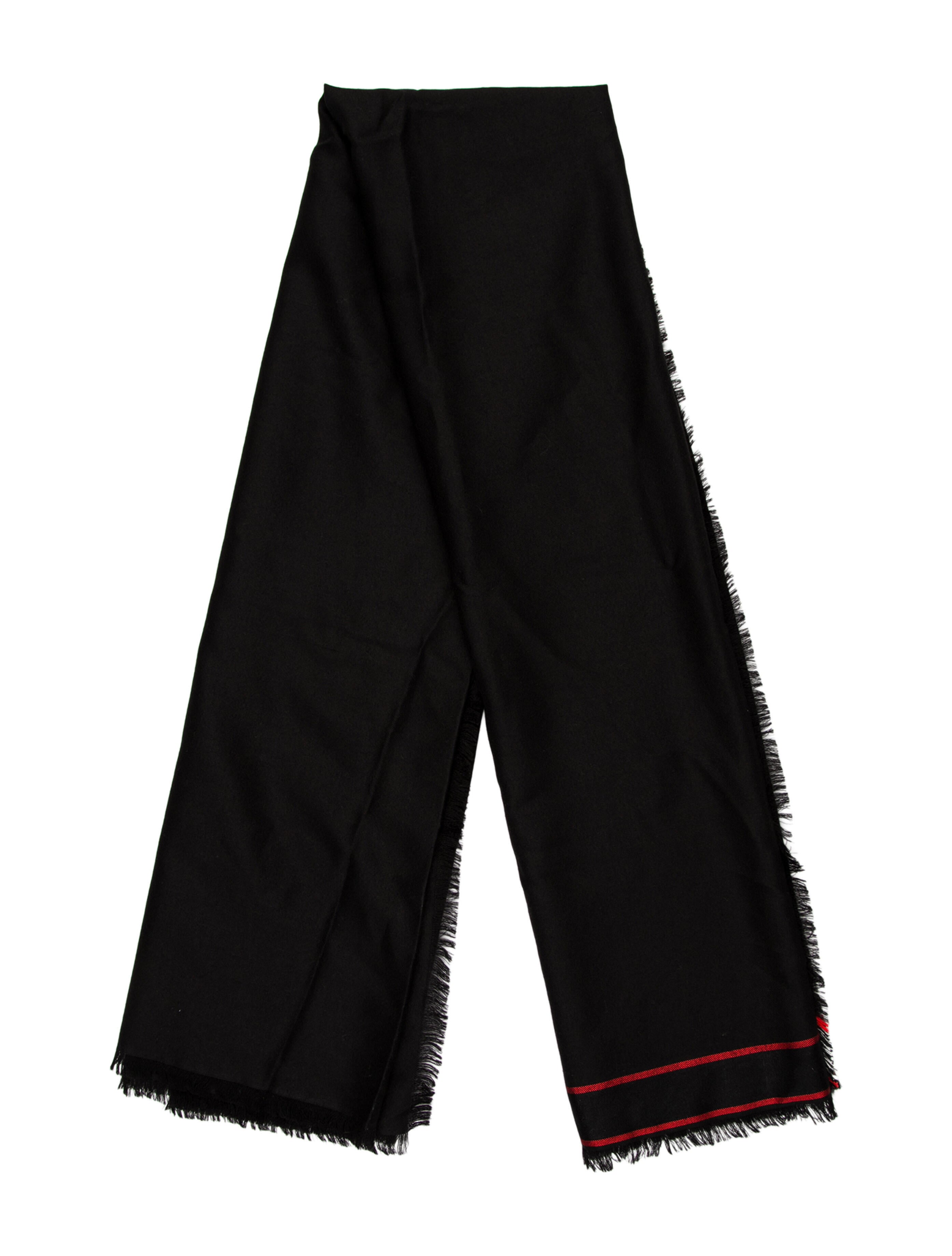 Alexander McQueen Blown-Up Selve Logo Shawl