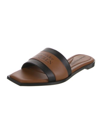 Alexander McQueen Leather Slides