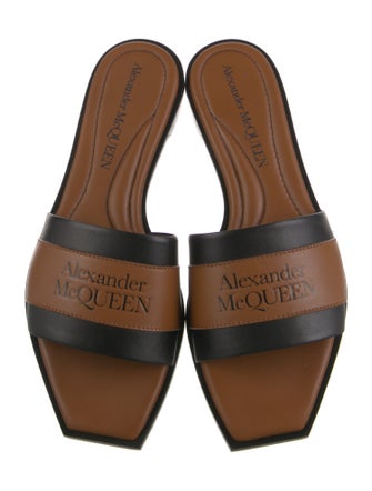 Alexander McQueen Leather Slides