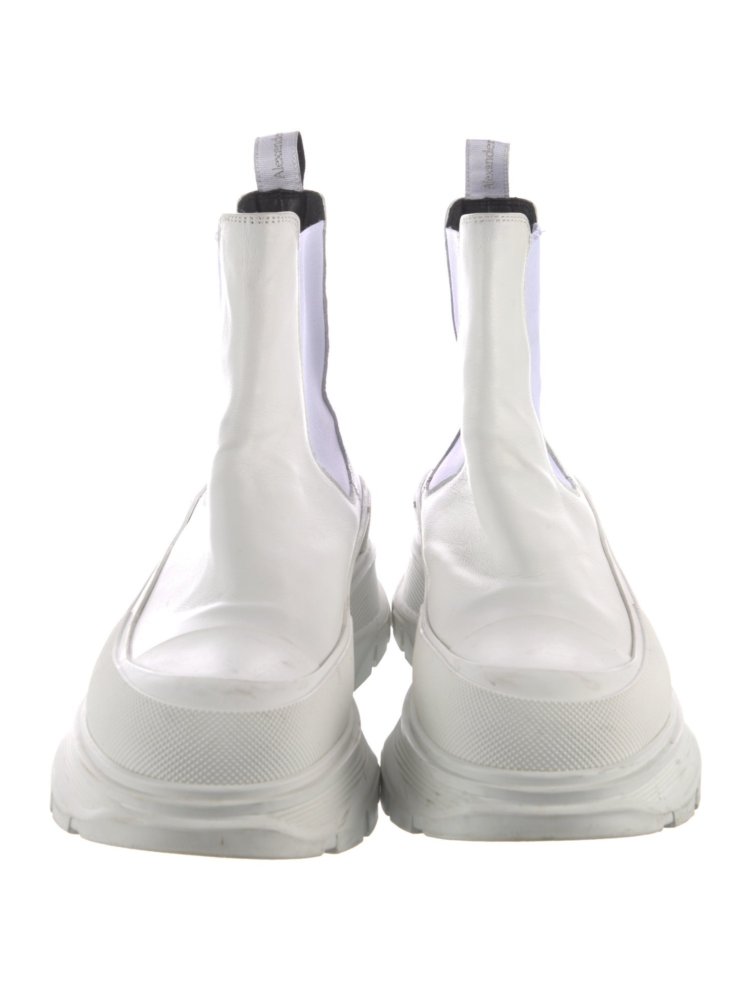 Alexander McQueen Leather Chelsea Boots