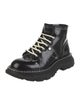 Alexander McQueen Leather Combat Boots
