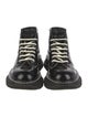 Alexander McQueen Leather Combat Boots