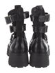 Alexander McQueen Leather Combat Boots
