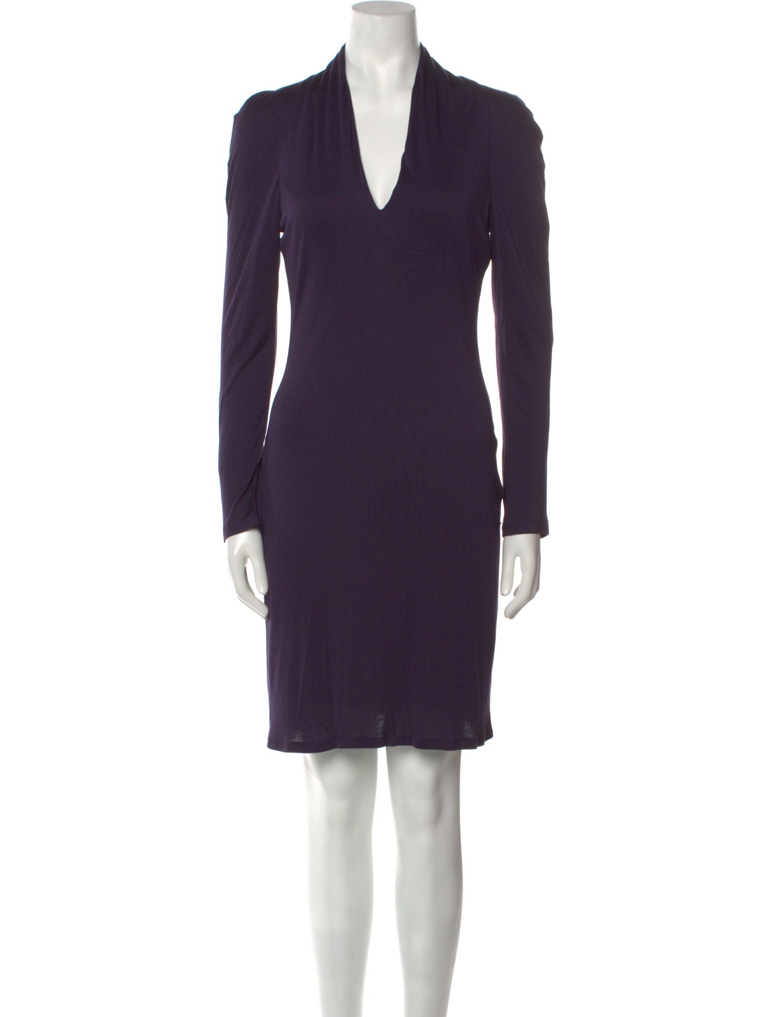 Alexander McQueen Wool Knee-Length Dress