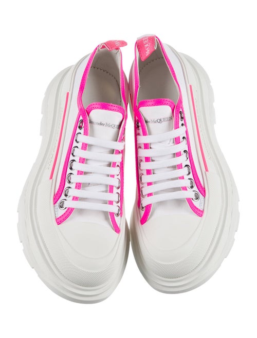 Alexander McQueen Canvas Printed Chunky Sneakers
