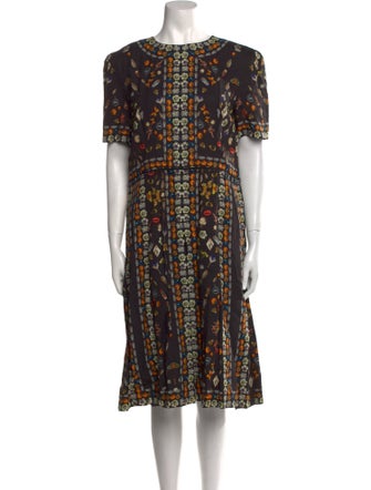 Alexander McQueen Printed Knee-Length Dress