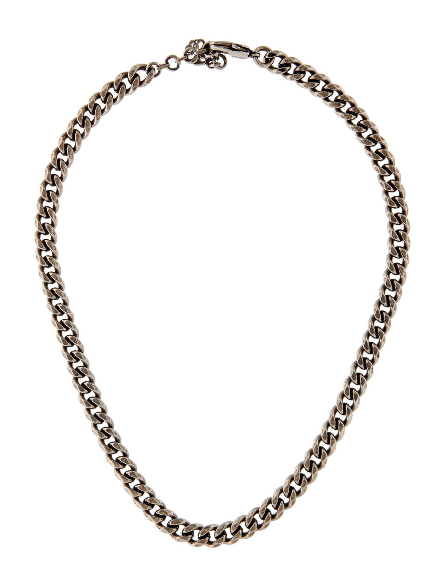 Alexander McQueen Antique Chain Choker Necklace