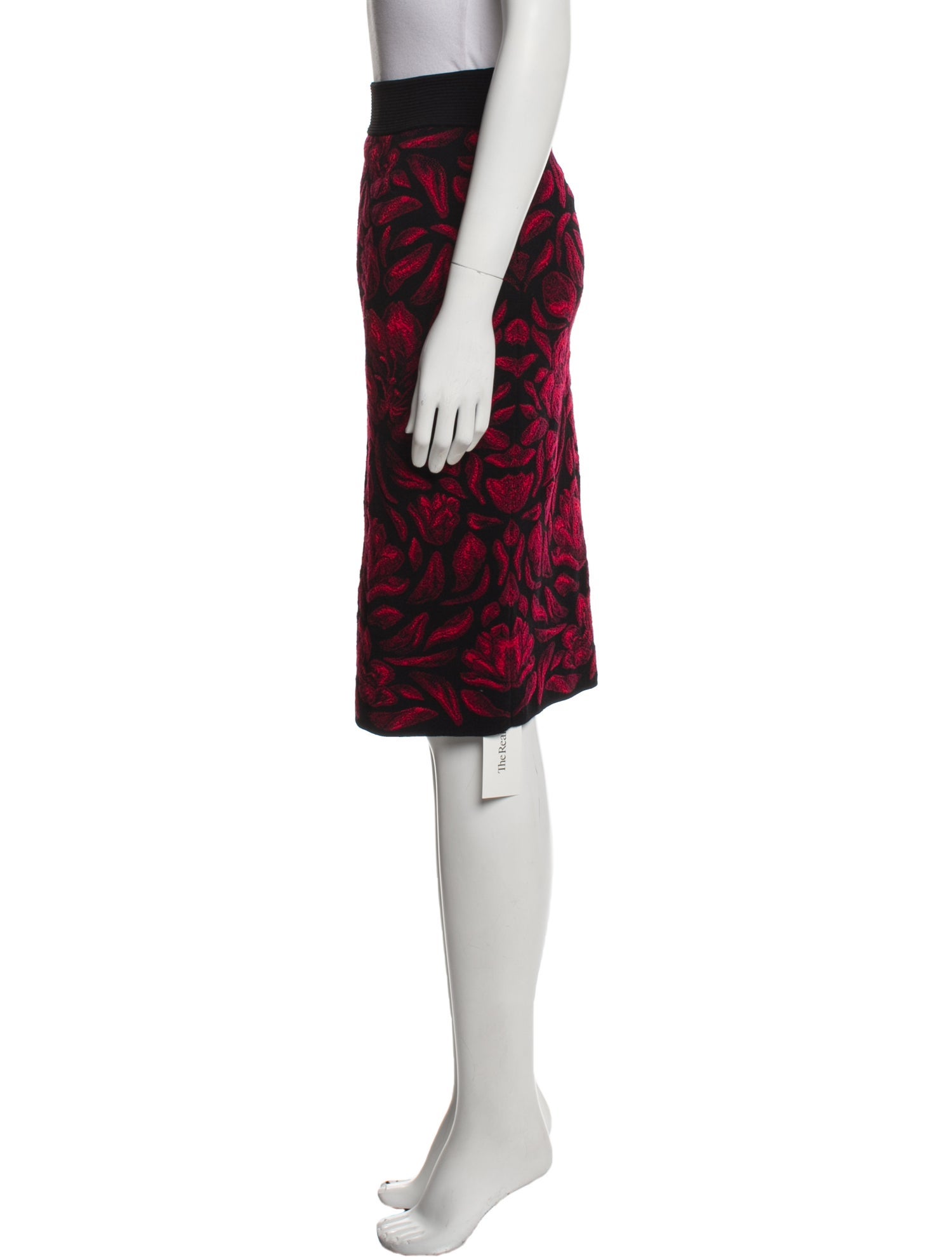 Alexander McQueen Printed Knee-Length Skirt