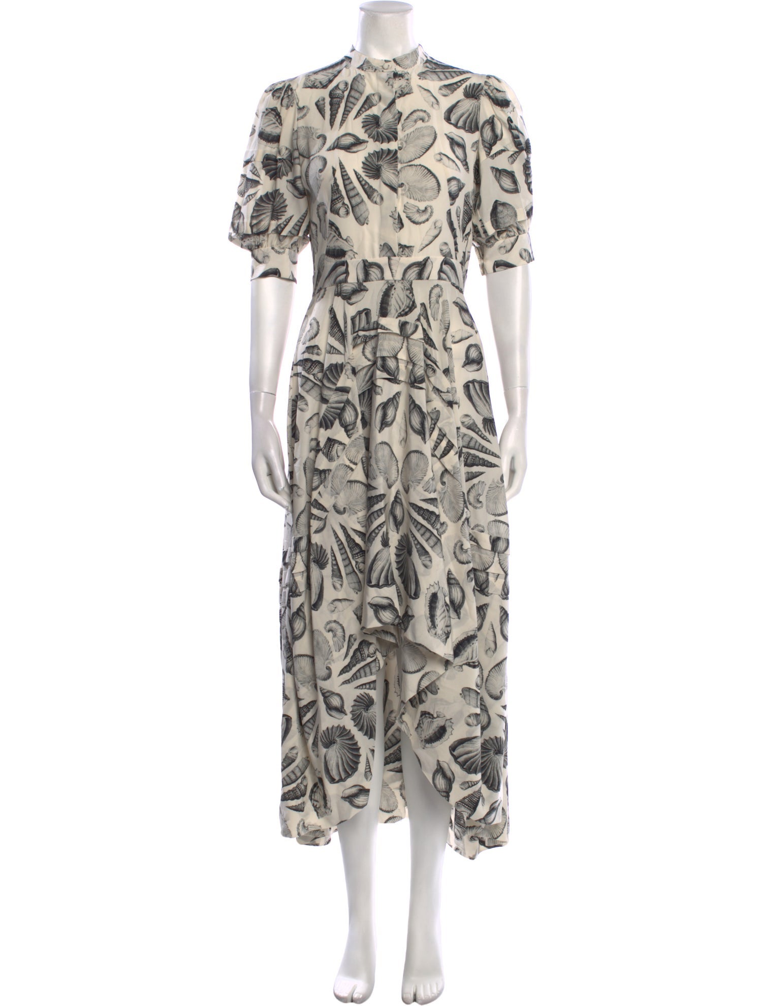 Alexander McQueen Printed Long Dress
