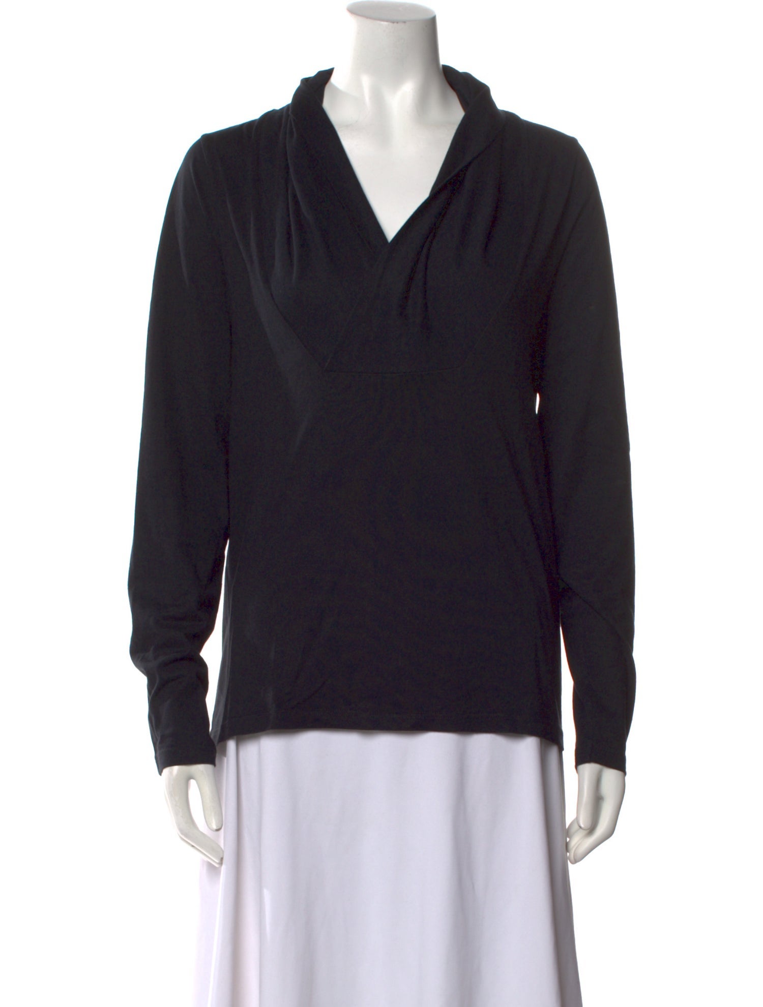 Alexander McQueen V-Neck Long Sleeve Sweatshirt