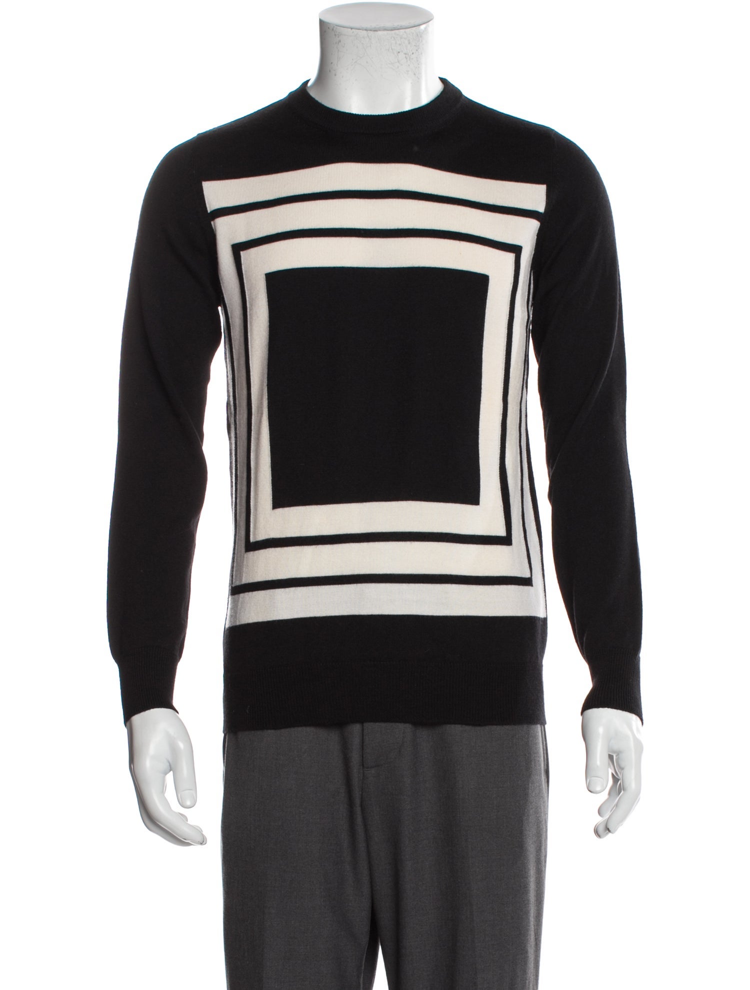 Alexander McQueen Wool Striped Pullover