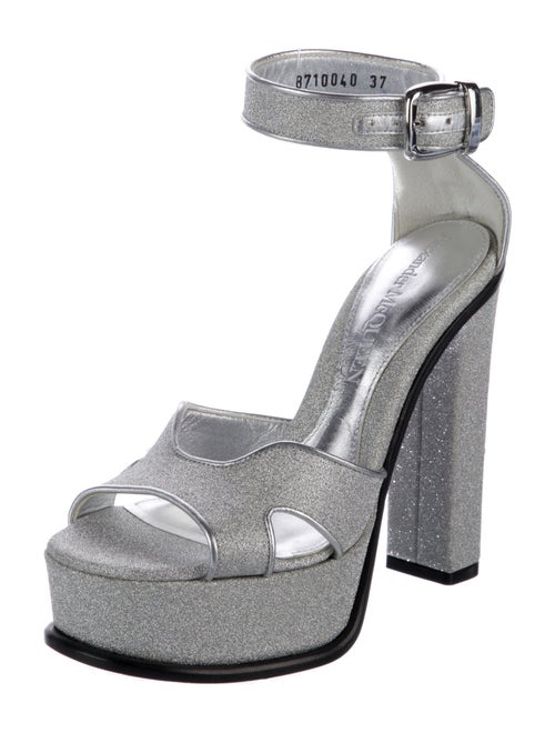 Alexander McQueen Glitter Glitter Accents Sandals