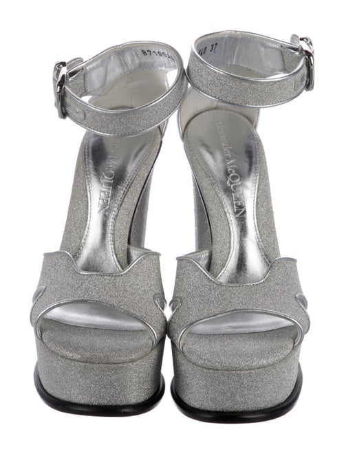Alexander McQueen Glitter Glitter Accents Sandals