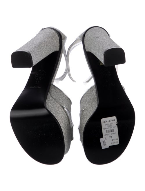 Alexander McQueen Glitter Glitter Accents Sandals