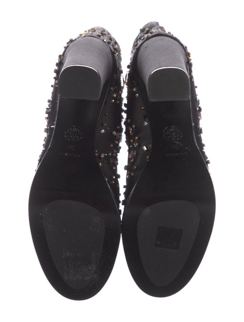 Alexander McQueen Satin Printed Boots