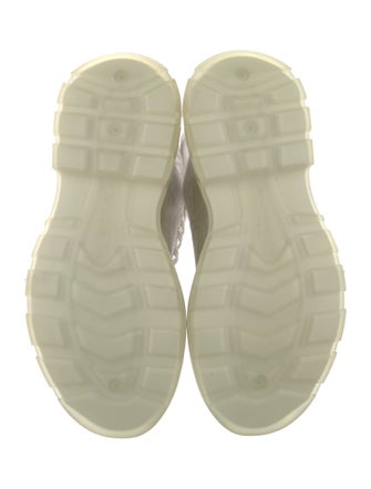 Alexander McQueen Mesh Grosgrain Trim Sneakers
