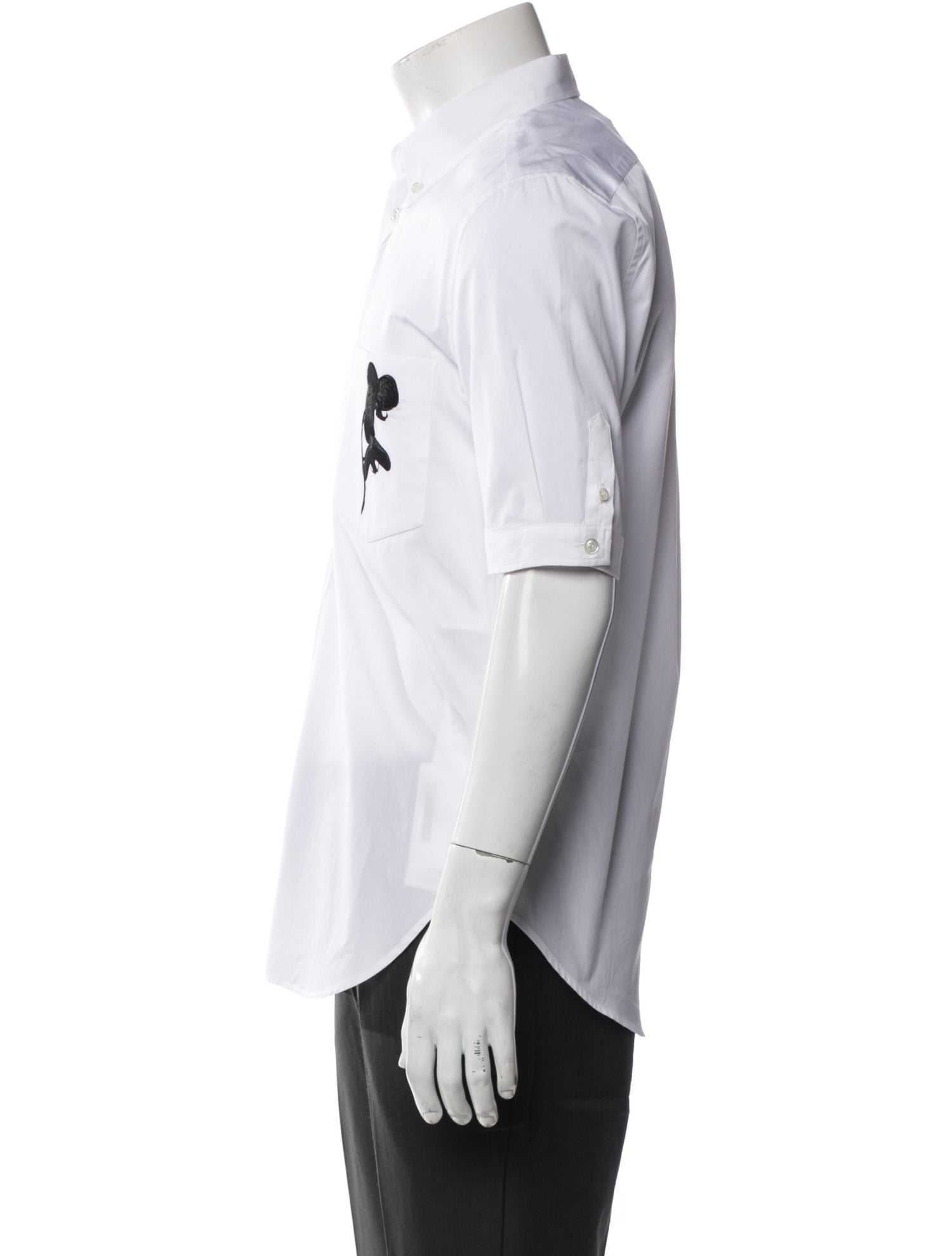 Alexander McQueen Graphic Print Short Sleeve Shirt w/ Tags