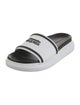 Alexander McQueen Rubber Colorblock Pattern Slides