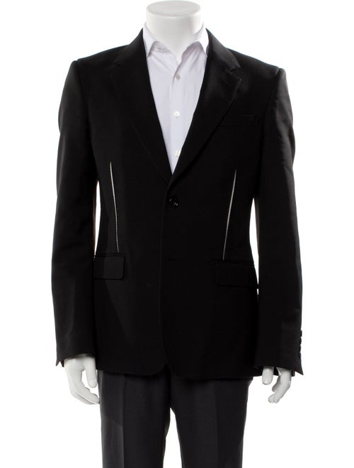 Alexander McQueen Wool Crystal Embellishments Blazer