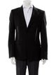 Alexander McQueen Wool Crystal Embellishments Blazer