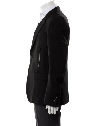 Alexander McQueen Wool Crystal Embellishments Blazer