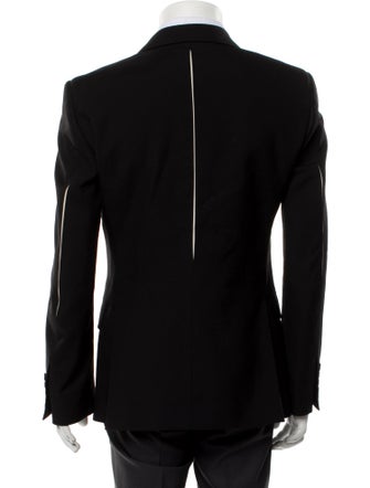 Alexander McQueen Wool Crystal Embellishments Blazer