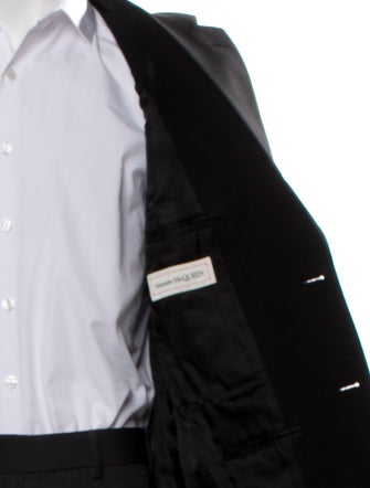 Alexander McQueen Wool Crystal Embellishments Blazer