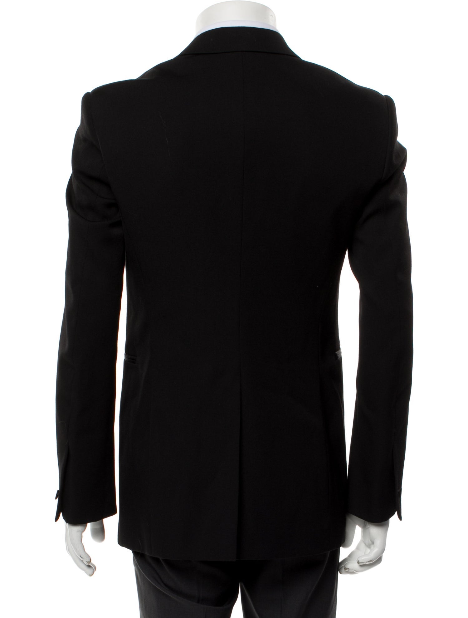 Alexander McQueen Wool Embroidered Accent Blazer