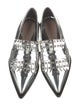 Alexander McQueen Spike Accents Patent Leather Loafers