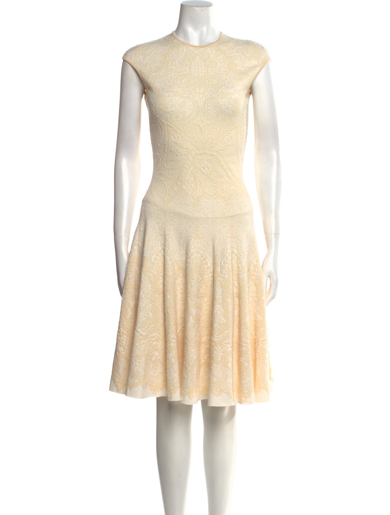 Alexander McQueen Wool Mini Dress