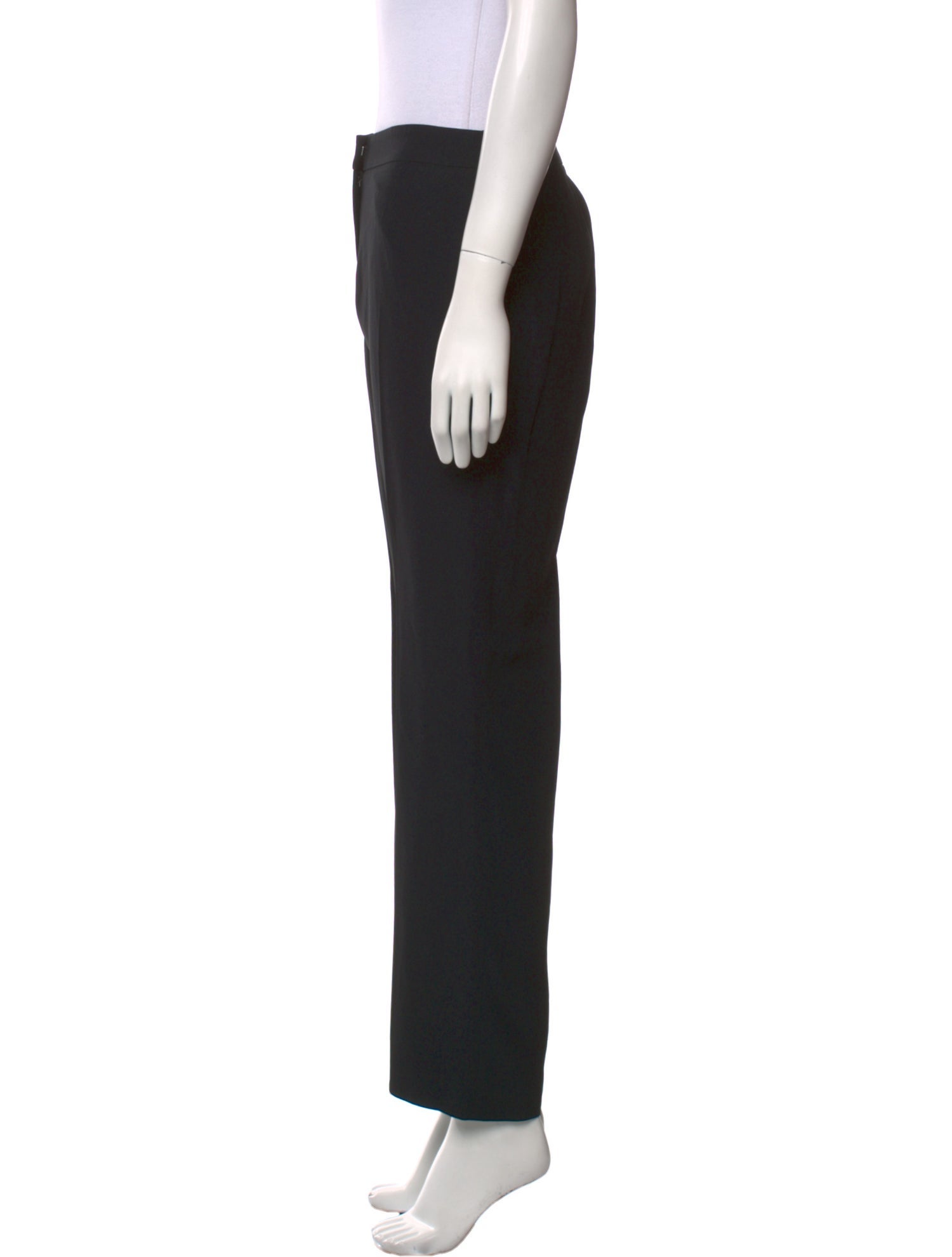 Alexander McQueen Wool Straight Leg Pants