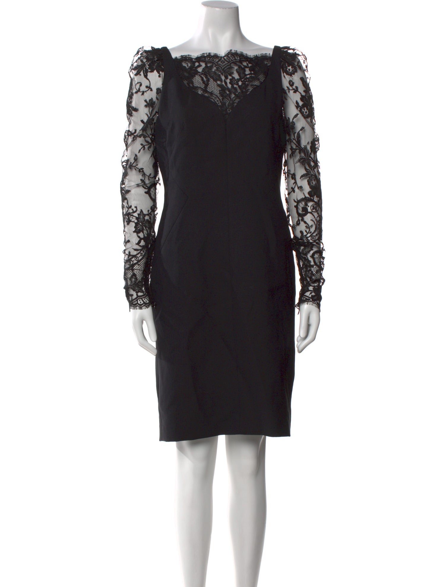 Alexander McQueen Wool Knee-Length Dress