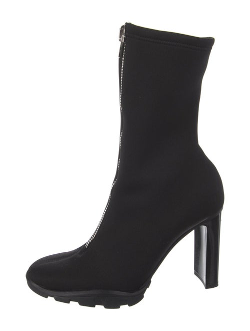 Alexander McQueen Neoprene Lace-Up Boots