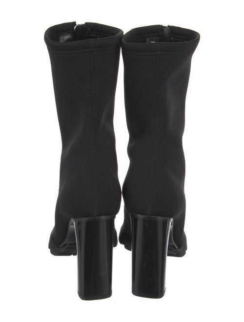 Alexander McQueen Neoprene Lace-Up Boots