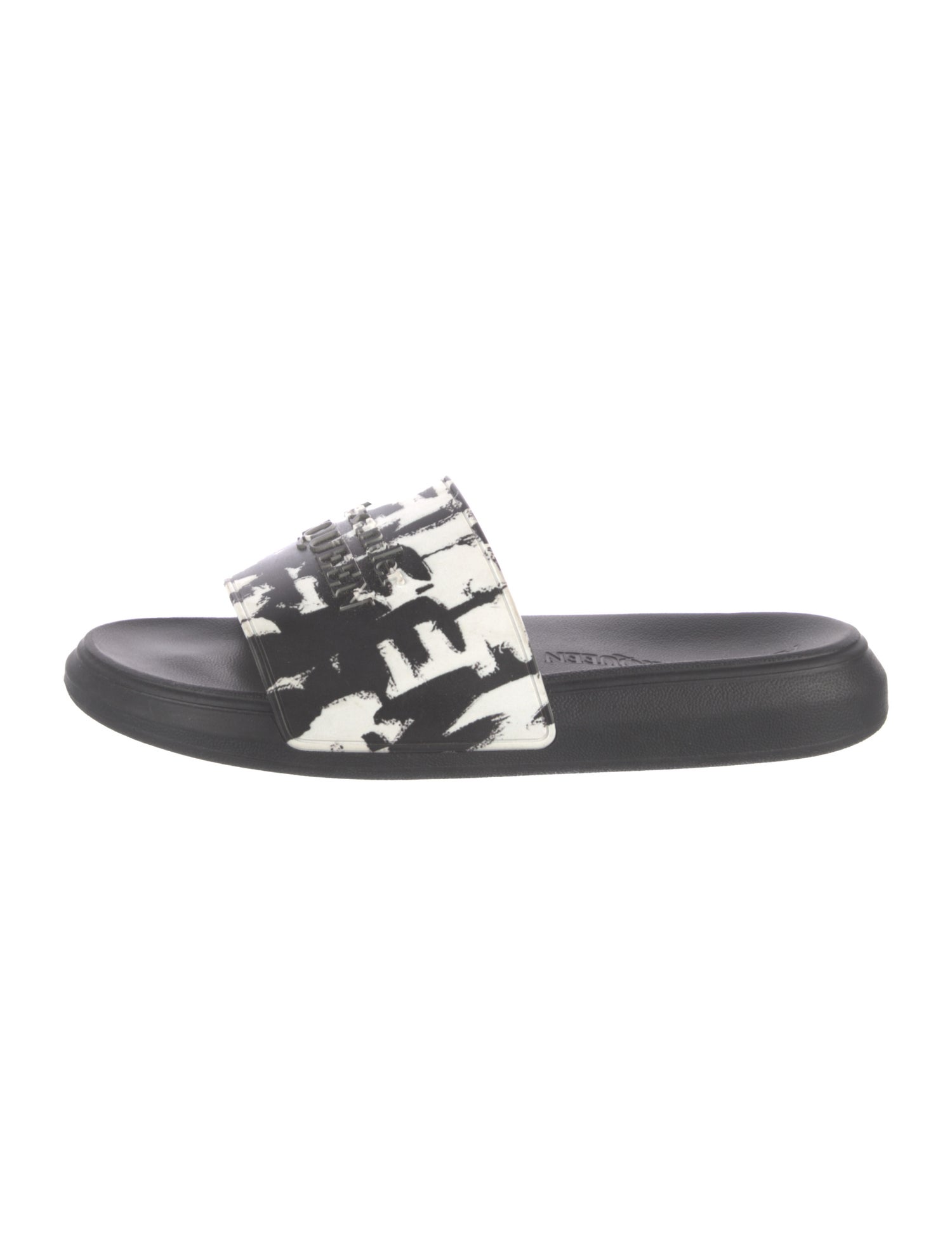 Alexander McQueen Rubber Printed Slides
